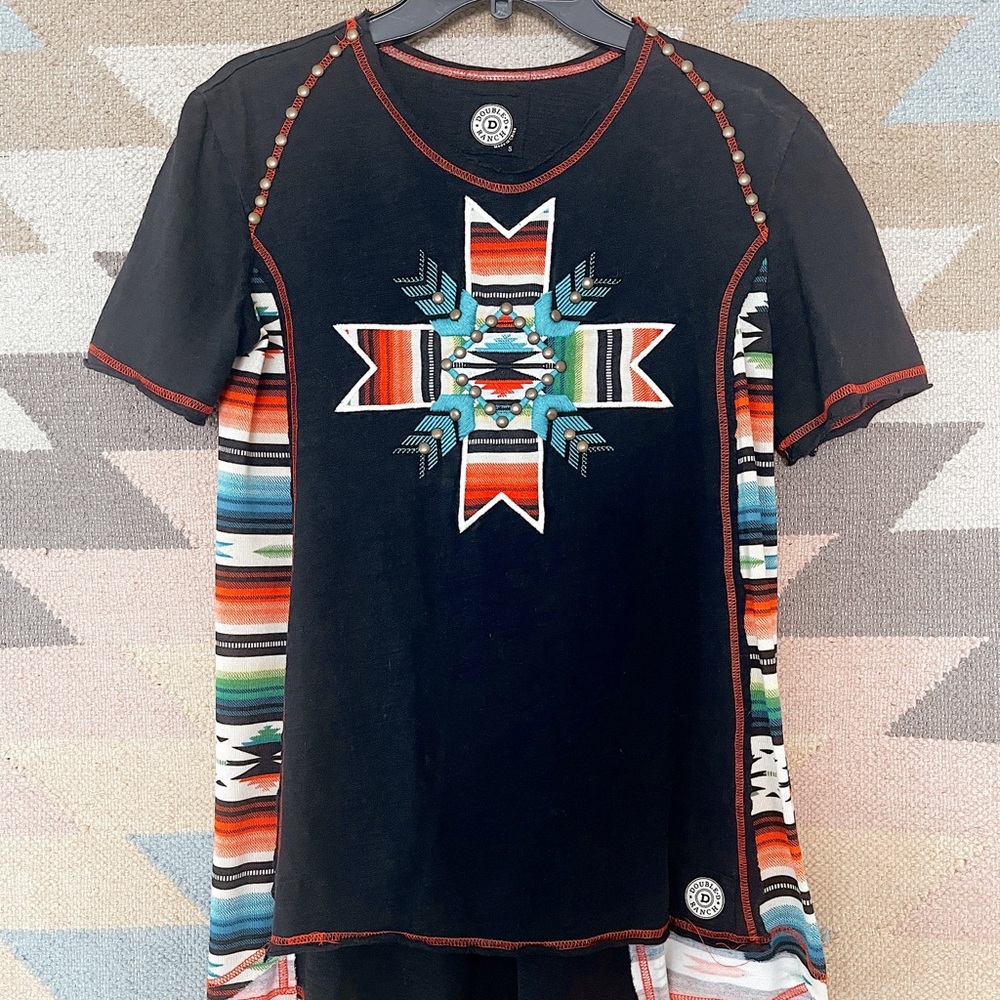 Double D Ranch | Serape Cross Tee